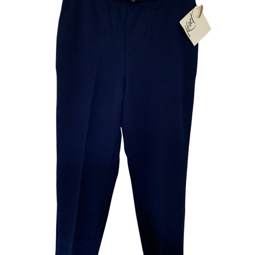 NWT Vintage Koret Career Navy Blue Pants Size 20W USA Union Tag
